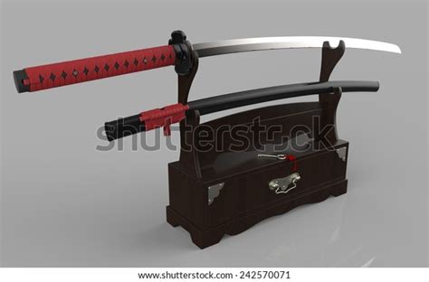 Katana Realistic Render 3d Stock Illustration 242570071 | Shutterstock