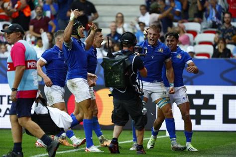 Rugby Victoire Bonifi E Pour Une Italie Longtemps Brouillonne Face