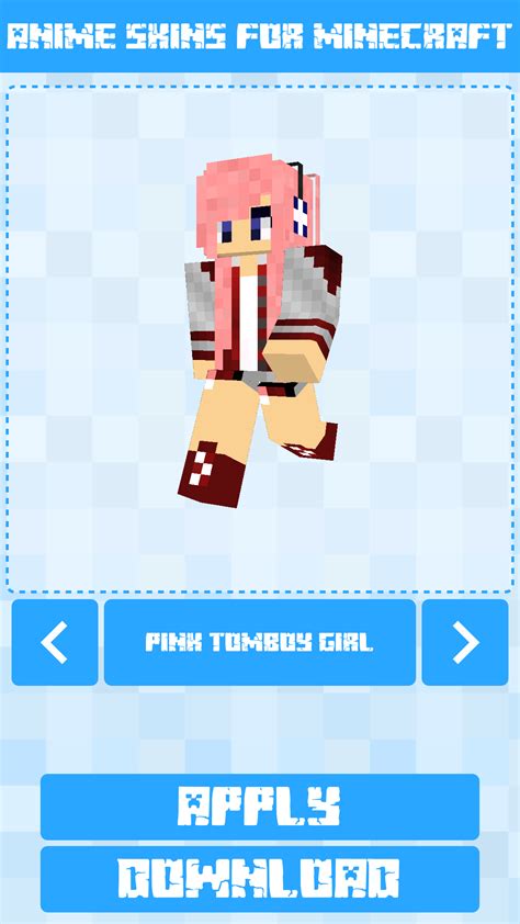 Anime Skins for Minecraft PE - Browse hundreds of the best anime skins ...