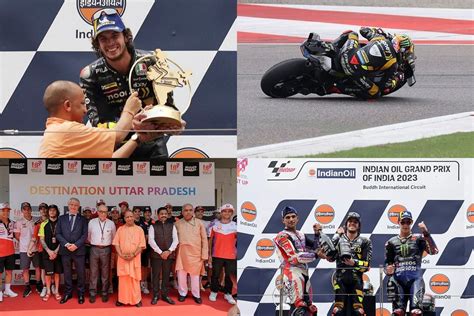 MotoGP Bharat 2023 Italy S Marco Bezzecchi Secures Victory UP CM