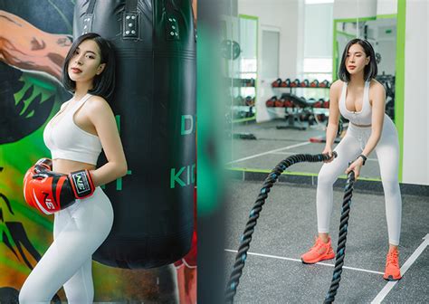 Hot Girl Tr M Anh C V Ng Ba Si U P Nh Gym V Boxing Tho T C Nh Ng I Gi Y