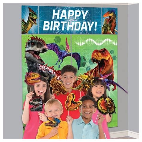 Various Jurassic World Dino Hybrid Wall Poster Decorating Kit 65 X