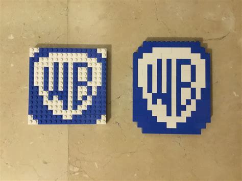 Warner Bros Shield Logo In Lego Form N2 By Thedarksamurai16 On