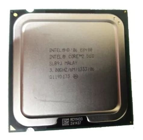 Procesador De CPU Intel Core 2 Duo Lga775 E8400