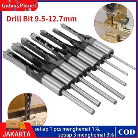 Jual Wood Chisel Mata Bor Bobok Kayu Mortising Square Chisel Set 4PCS