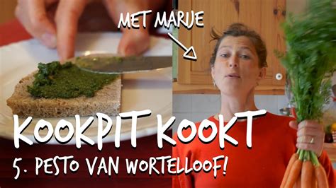 Kookpit Kookt Pesto Van Wortelloof Youtube