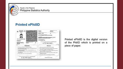 Paano Makakuha Ng Ephilid Ang Printable Version Ng National Id Pepph