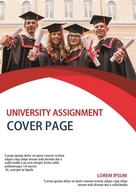 11+ Creative University Assignment Cover Page in MS Word & PDF: As a ...