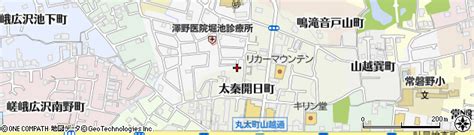 京都府京都市右京区太秦堀池町30 36の地図 住所一覧検索｜地図マピオン