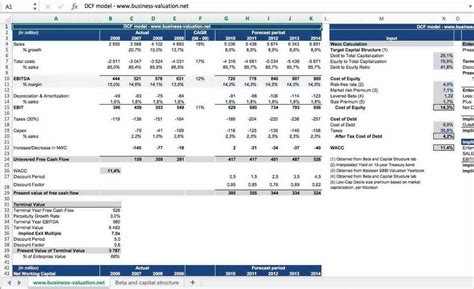 Structural Analysis Excel Spreadsheet — Db