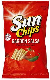 Sun Chips Multigrain Snacks Garden Salsa 6.5 oz Nutrition Information ...