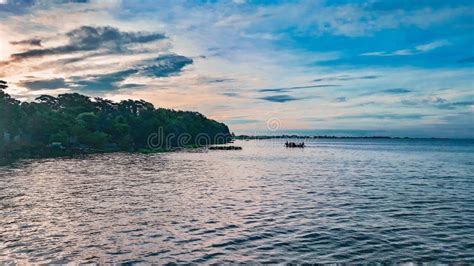 Meghna River is One of the Biggest River of Bangladesh. Stock Image ...