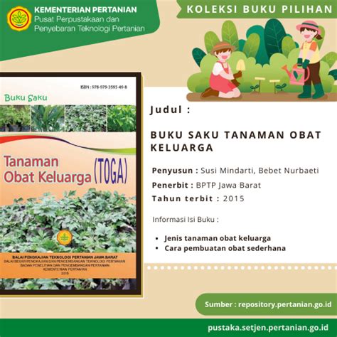 Koleksi Buku Pilihan Buku Saku Tanaman Obat Keluarga