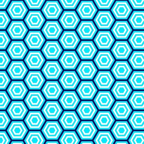 Premium Vector | A blue and white hexagon pattern