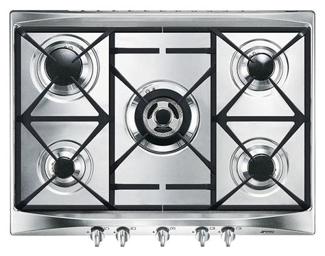 Smeg Sr Xgh Selezione Plaque De Cuisson Gaz Cm Acier