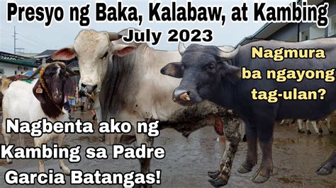 Nagbenta Ako Ng Kambing Dito Presyo Ng Baka Kalabaw Kambing At