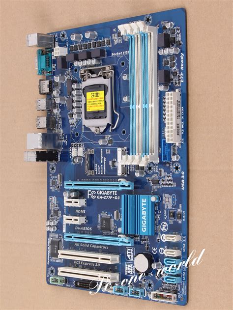 GIGABYTE GA Z77P D3 LGA 1155 DDR3 Intel Z77 SATA 6 Gb S USB3 0 ATX