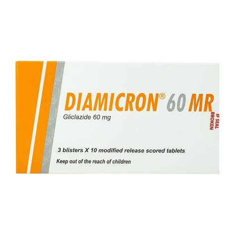 Diamicron MR 60 mg - 30 Tablets | Bloom Pharmacy