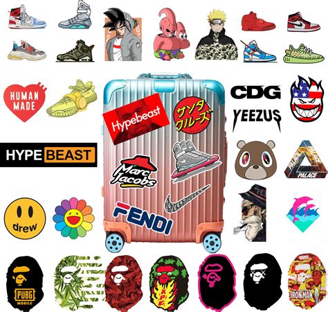 Fieij Rapper Mixed Stickers 50pcs Singer Stickers Pack