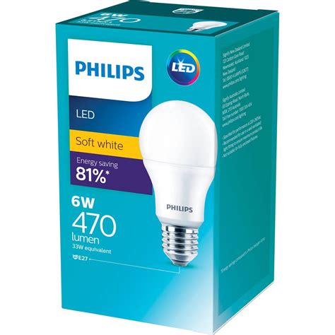 Philips Led Lumen Light Bulb Warm White Each Woolworths