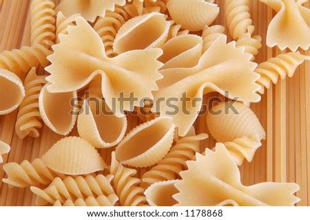 A Variety Of Dry Pasta Shapes Stock Photo 1178868 : Shutterstock