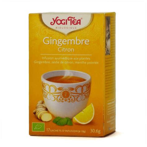 Infusion Gingembre Citron Bio Yogi Tea Yogi Tea