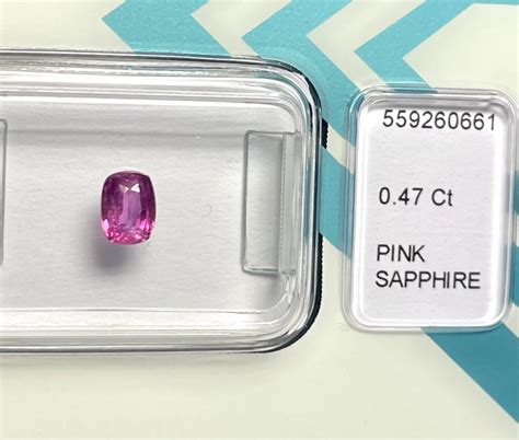 Deep Purplish Pink Sapphire No Reserve Price 0 47 Ct Catawiki