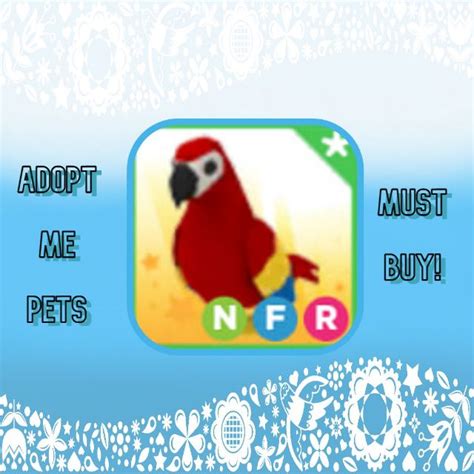 Pet Nfr Parrot Game Items Gameflip