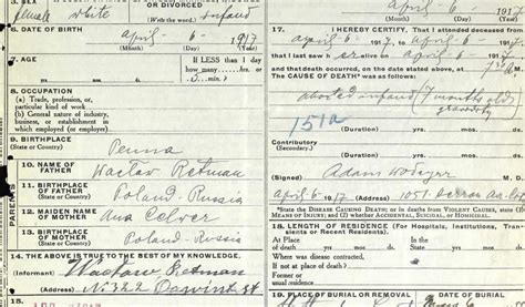 A small collection of 1917 Pennsylvania death records. : r ...