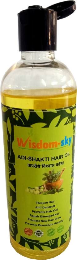 Wisdom Sky Adi Shakti Herbal Hair Oil Price In India Buy Wisdom Sky