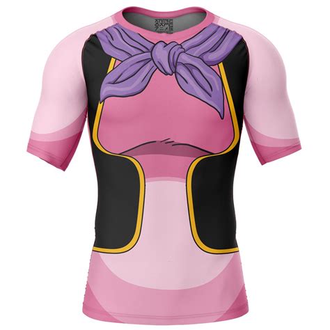 Majin Buu V2 Dragon Ball Short Sleeve Rash Guard Compression Shirt Anime Ape