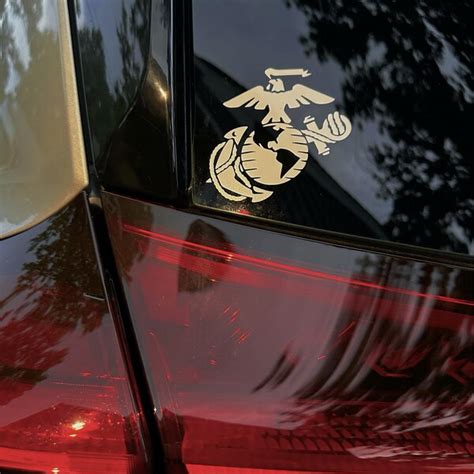 Marines Ega Logo Vinyl Car Decal Eagle Globe Anchor Us Marine Corps