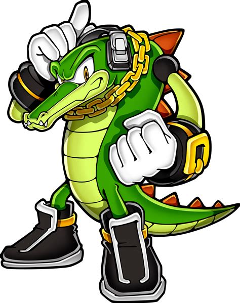 Vector The Crocodile - Sonic Channel - Chaotix - Gallery - Sonic SCANF