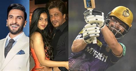 Ipl 2023 Ranveer Singh Shah Rukh Khan Suhana Khan And Others Hail