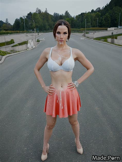 Porn Image Of Skinny Secretary Big Tits Glasses Ginger Bent Over Facial Created By AI