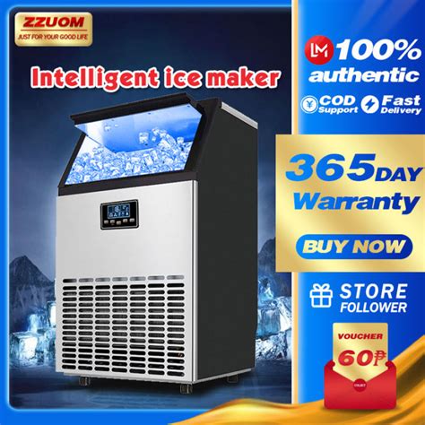 Zzuom Intelligent Ice Machine Kg Kg Commercial Large Scale Large