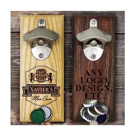 Groomsmen Wall Mounted Bottle Opener Personalized Groomsmen Beer Gift