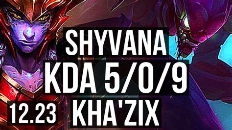 SHYVANA Vs KHA JNG 5 0 9 900K Mastery 300 Games EUW Master