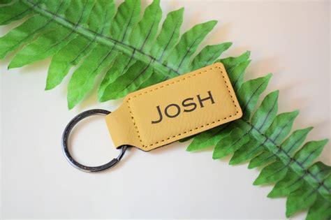 Bulk Personalized Keychains Personalized Keychains Vegan Etsy