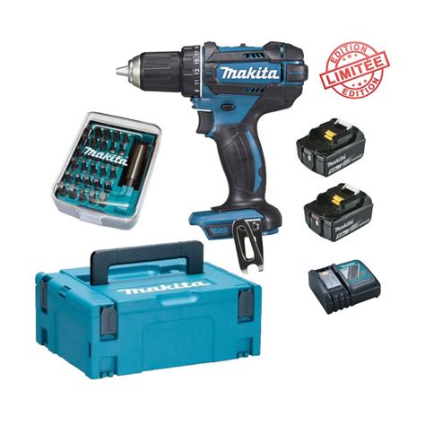 Perceuse Visseuse Makita V Nm Ddf Batt Ah Embouts De