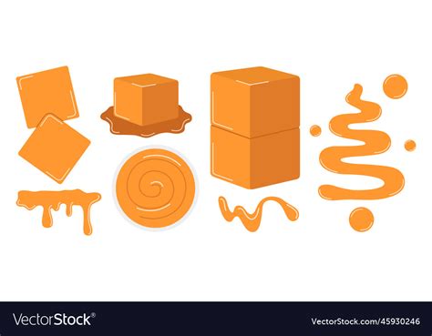 Caramel Royalty Free Vector Image - VectorStock