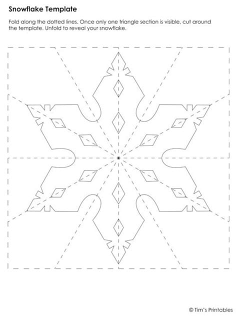 Snowflake Cutout Patterns