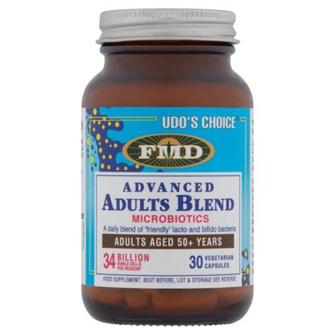 FMD Udo S Choice Advanced Adults Blend Microbiotics 30 Vegetarian