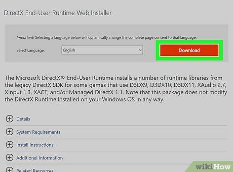 Ways To Install Directx Wikihow