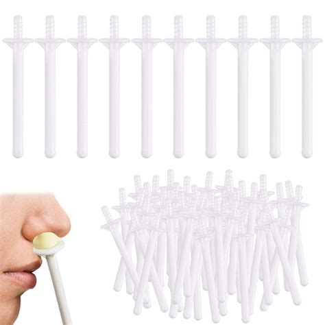 60 Pieces Nose Wax Sticks Plastic Nose Wax Applicators Plastic Wax Rod