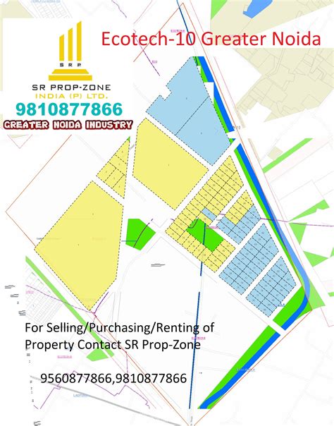 Layout Plan Of Ecotech Greater Noida High Quality Map Pdf Map