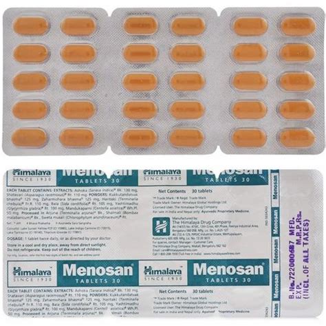 Himalaya Menosan Tablet at Rs 380/piece | Jaripatka | Nagpur | ID ...