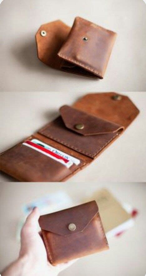 Pin By Carla Dellai On Lavori In Pelle Handmade Leather Wallet Leather Wallet Leather Wallet