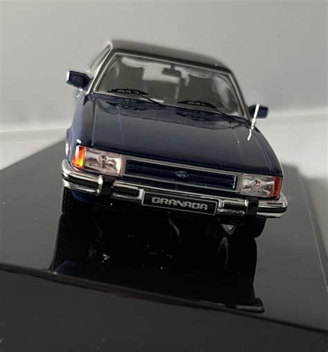 Ford Granada Mk2 28gl 1982 In Metallic Blue 143 Scale Model From Ixo