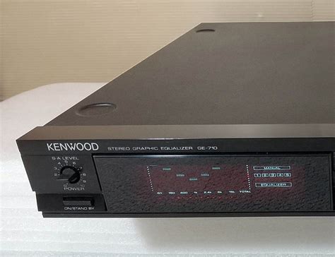 Yahoo オークション Kenwood グラフィックイコライザー Ge 710 動作良品